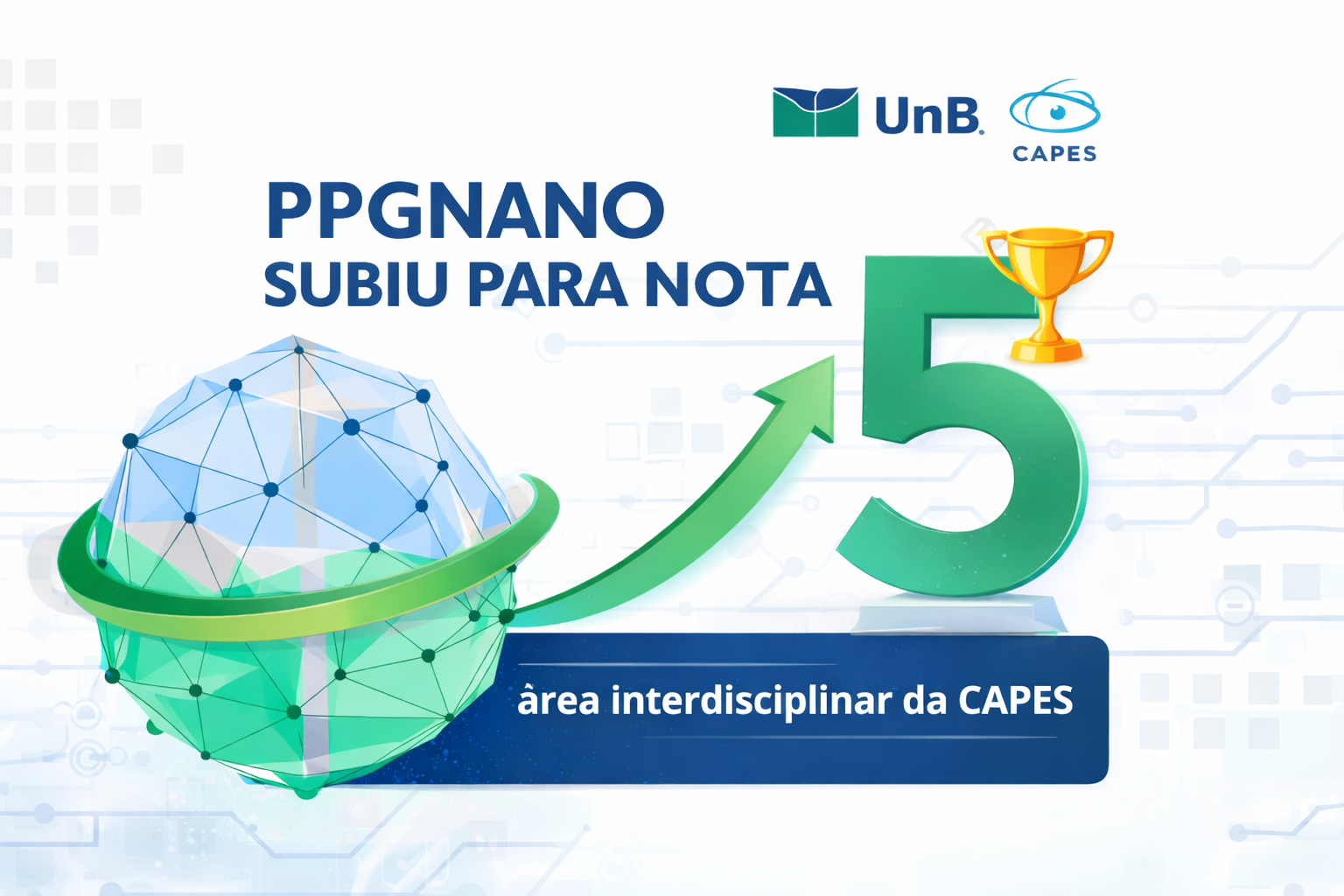 Avaliação do PPGNANO sobe para 5